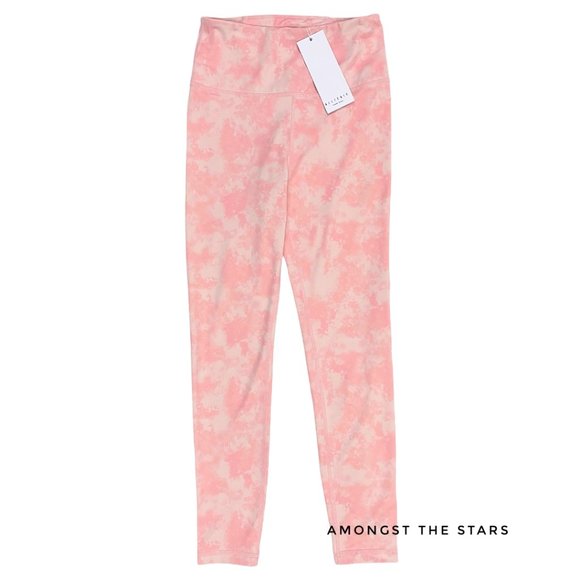 All Fenix Blush Pink Tie Dye 7/8 Ankle Leggings - Picture 4 of 9